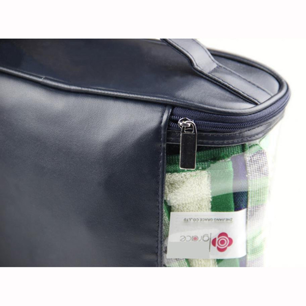 Travel Toiletry Case Train Bags-Navy Blue