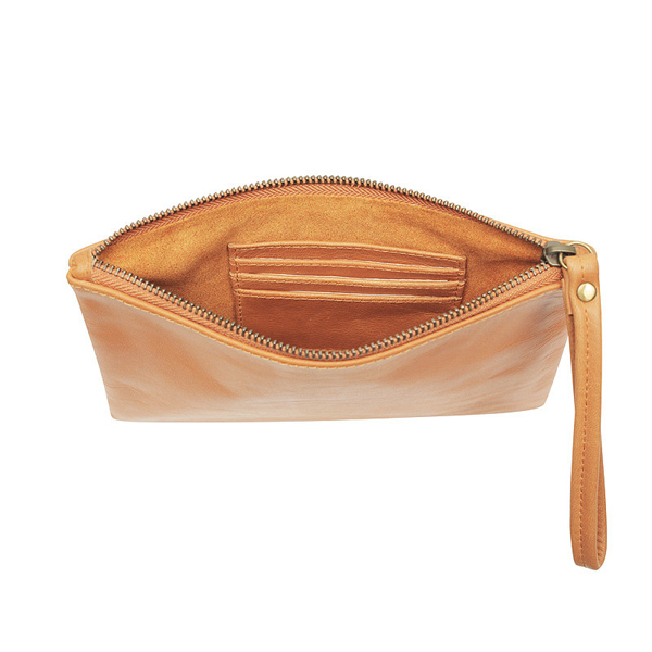 Small Leather Pouch-tan