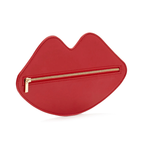 Lip Makeup Pouch-Red