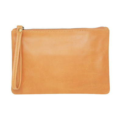 Small Leather Pouch-tan