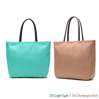 Small Light Weight Bag with Top-Light Cyan