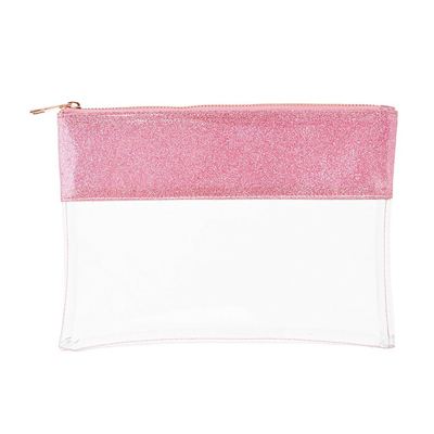 Glitter Makeup Bag-Pink