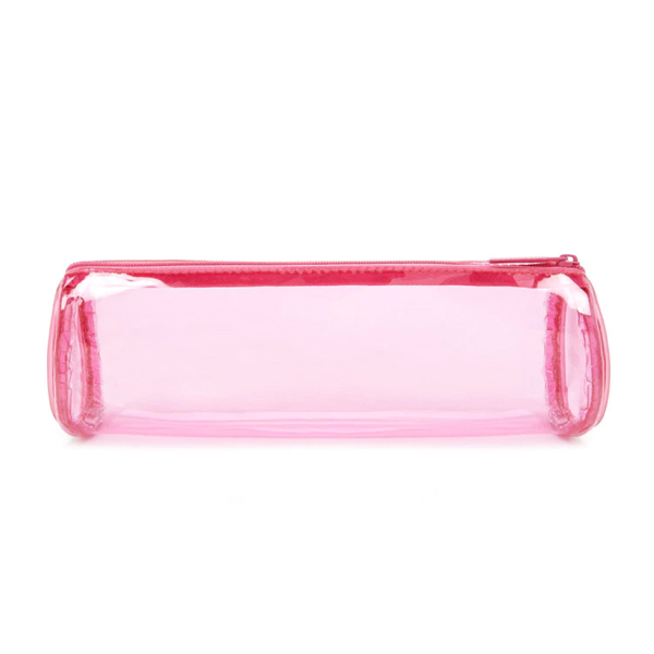 Clear Cosmetic brush bag-Pink