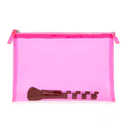 Clear Neon Clutch-Pink