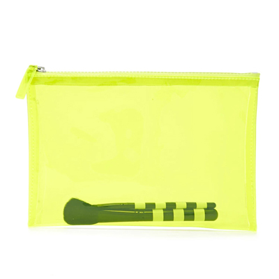 Clear Neon Clutch-Yellow