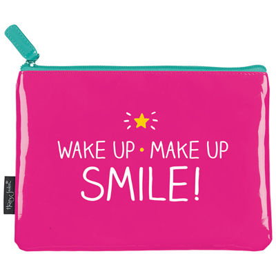 Wake Up Cosmetic Bag-Pink
