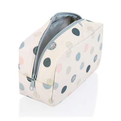 Large Spotted Cosmetic Bag-Multi