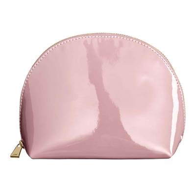Rounded Make-up Bag-Light Pink