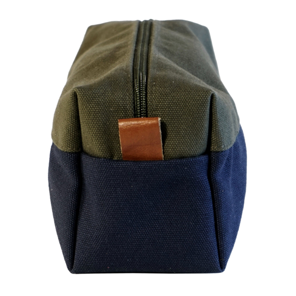 Blue and Olive Toiletry Bag