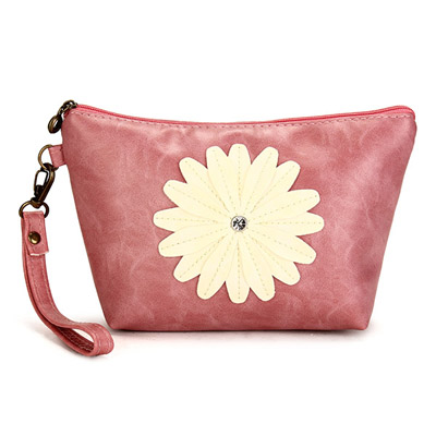 Women Sunflower Clutch Bag Pink