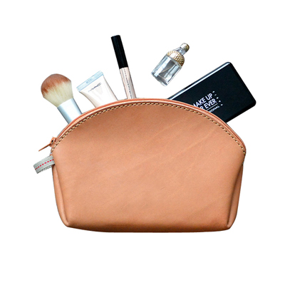 Travel beauty bag-Brown