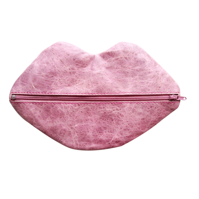 Lips Makeup Bag-Purple Pink