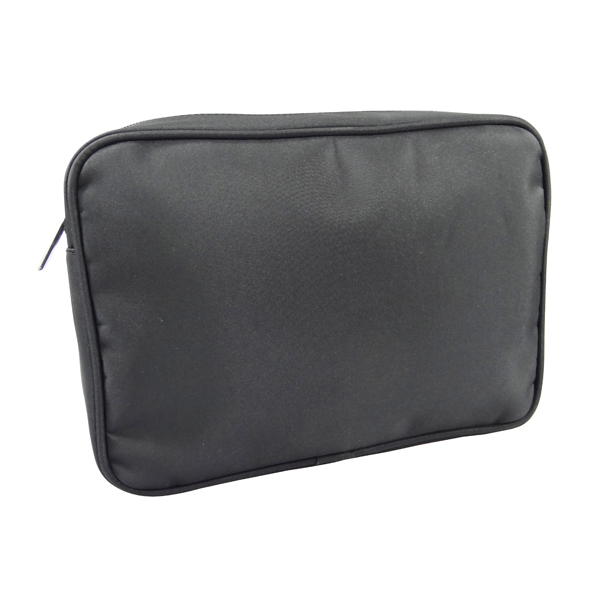 Simple Plain Travel Cosmetic Bag Black
